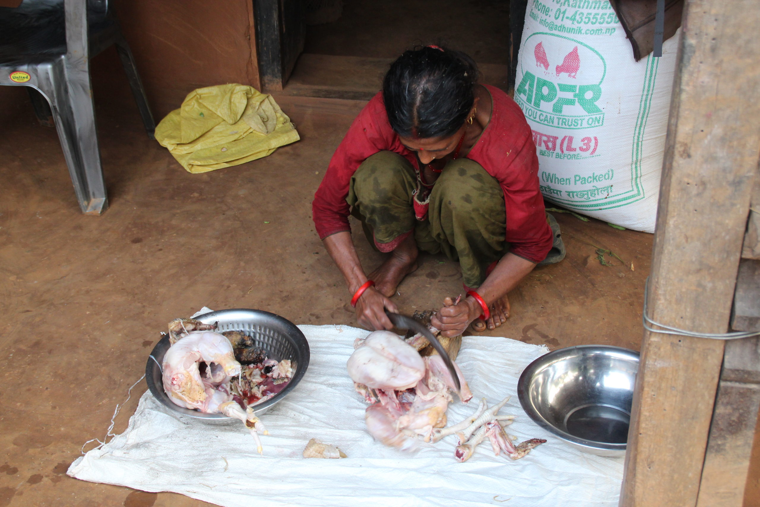 #10 preparing the chicken